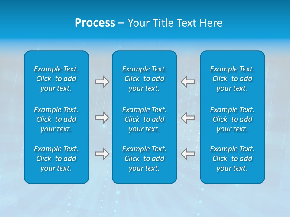 Blue Shiny Pattern PowerPoint Template