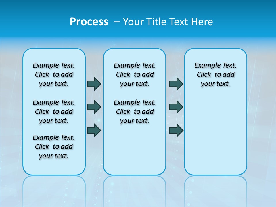 Blue Shiny Pattern PowerPoint Template