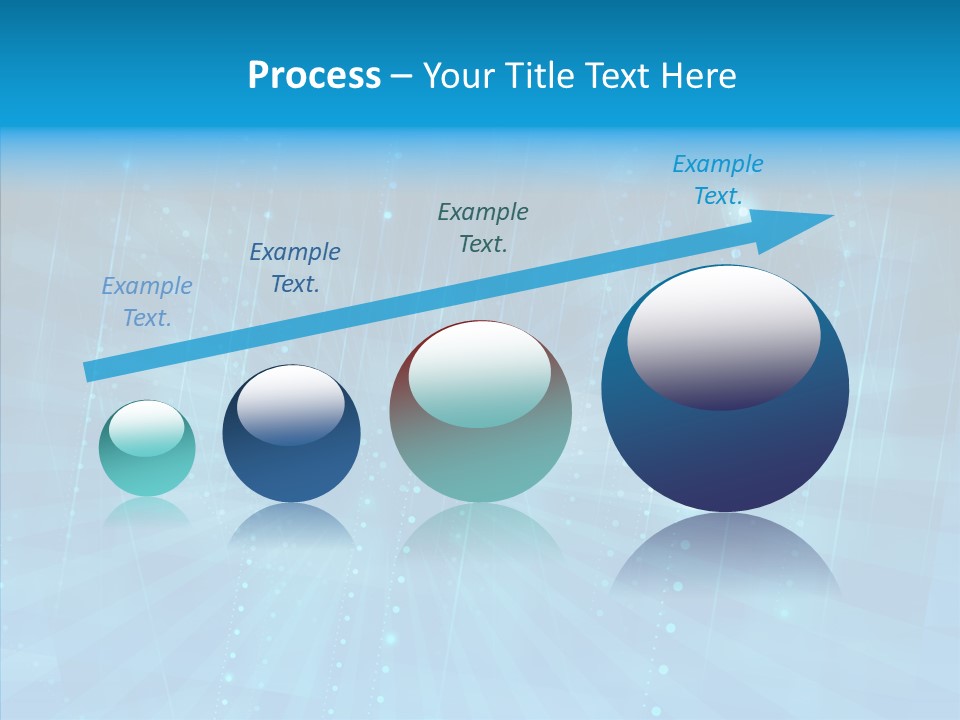 Blue Shiny Pattern PowerPoint Template