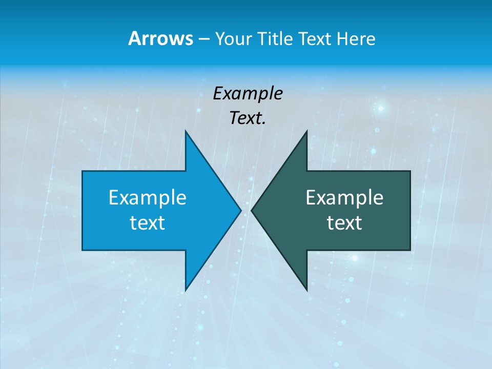 Blue Shiny Pattern PowerPoint Template