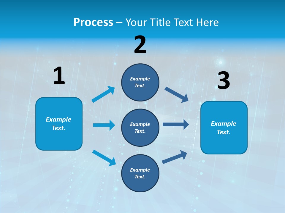 Blue Shiny Pattern PowerPoint Template