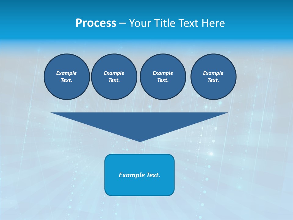 Blue Shiny Pattern PowerPoint Template