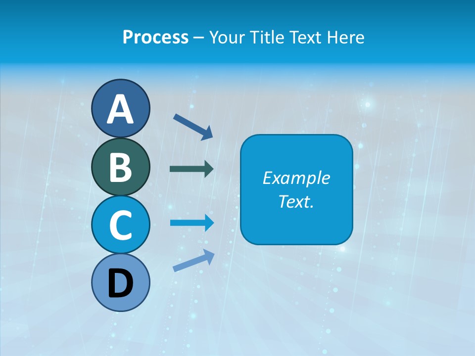 Blue Shiny Pattern PowerPoint Template