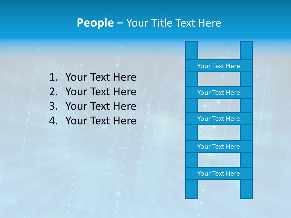 Blue Shiny Pattern PowerPoint Template