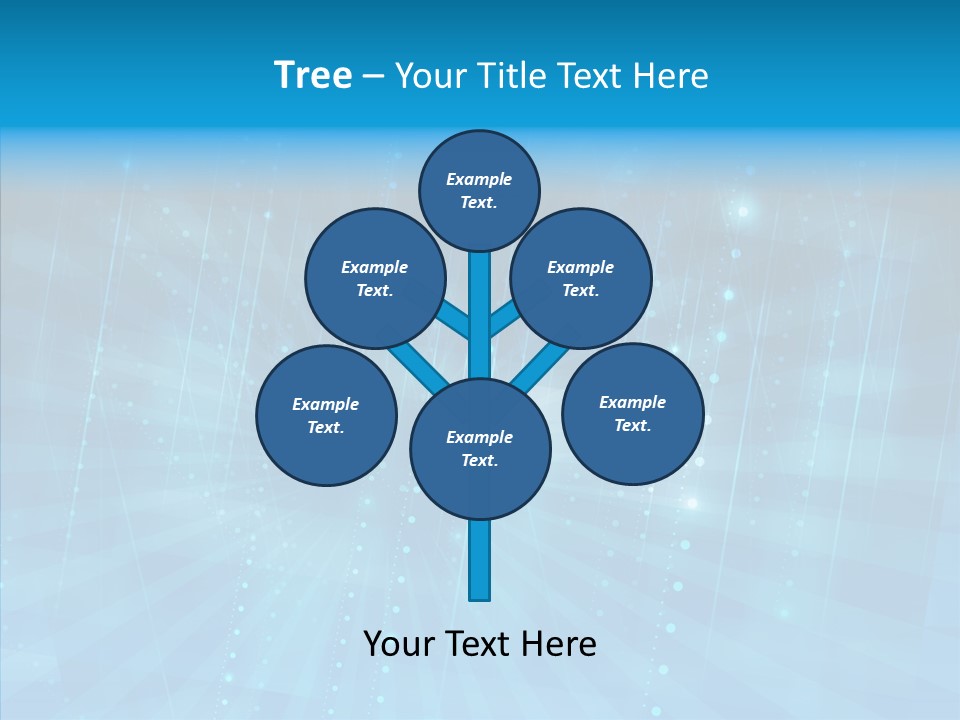 Blue Shiny Pattern PowerPoint Template