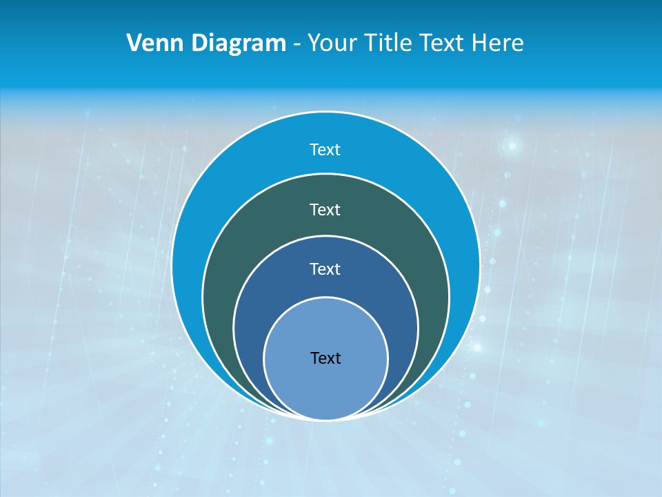 Blue Shiny Pattern PowerPoint Template