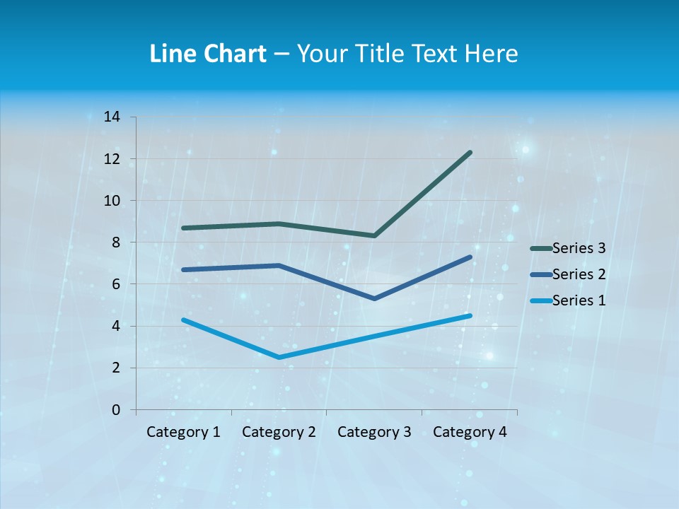 Blue Shiny Pattern PowerPoint Template