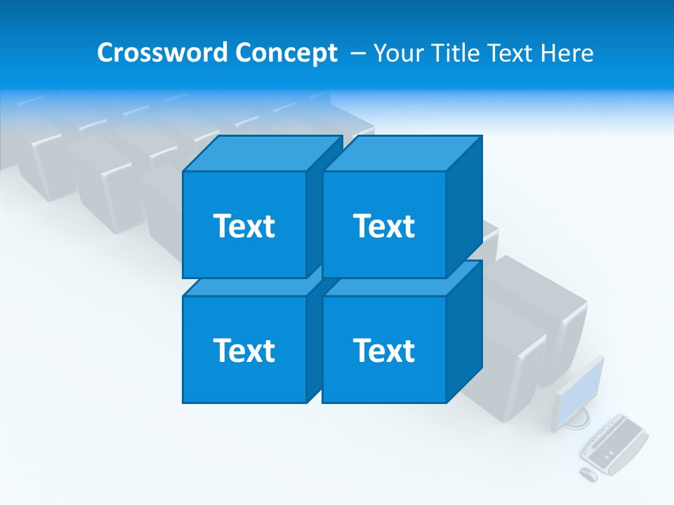 Per On Writing Table PowerPoint Template