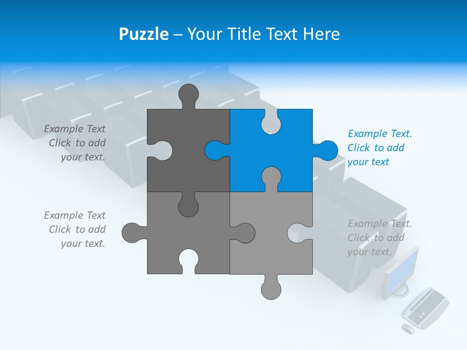 Per On Writing Table PowerPoint Template