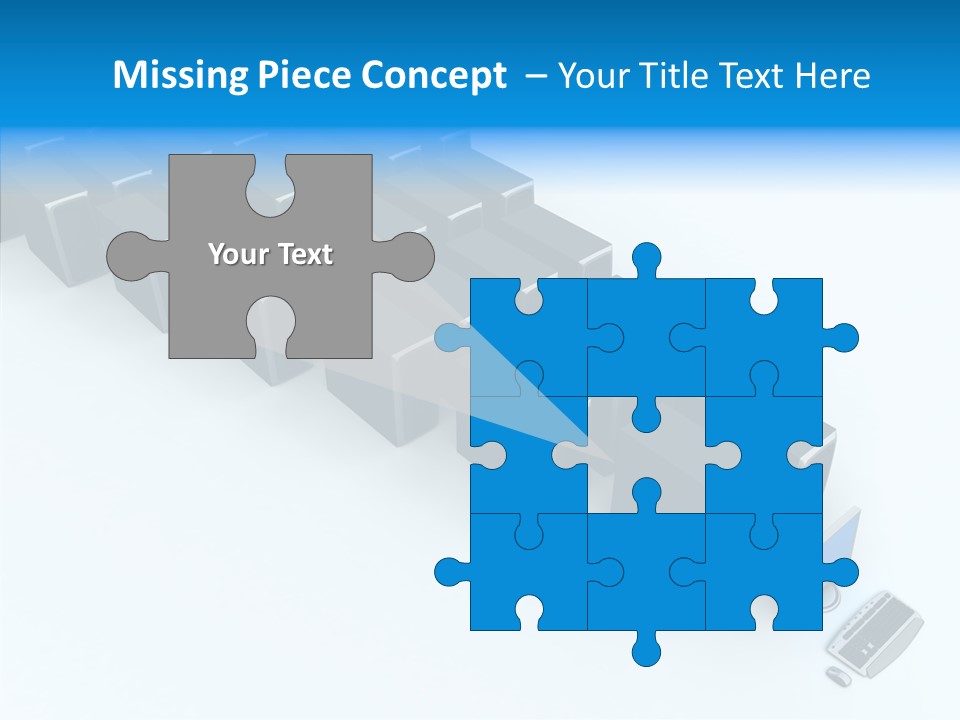 Per On Writing Table PowerPoint Template