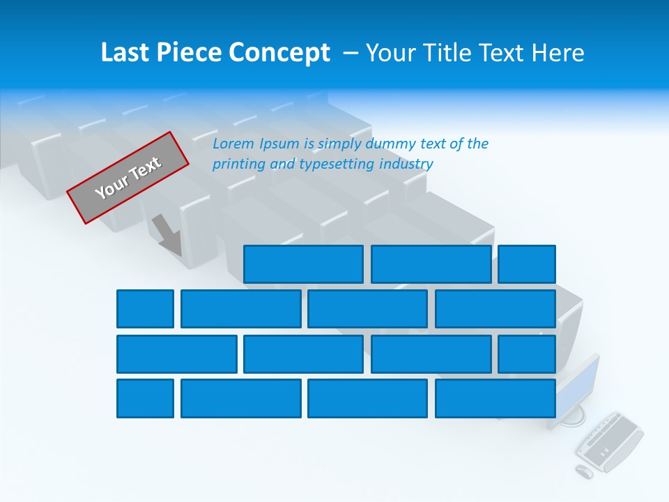 Per On Writing Table PowerPoint Template