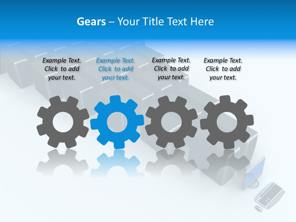 Per On Writing Table PowerPoint Template