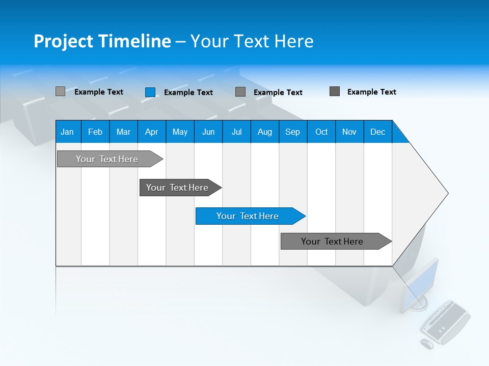 Per On Writing Table PowerPoint Template