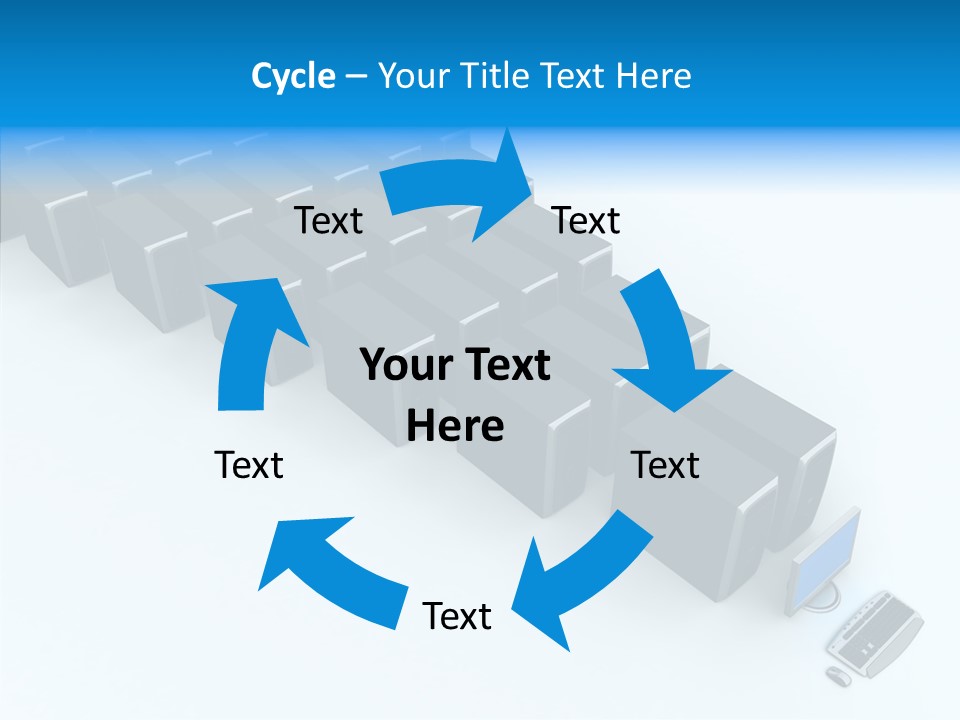 Per On Writing Table PowerPoint Template