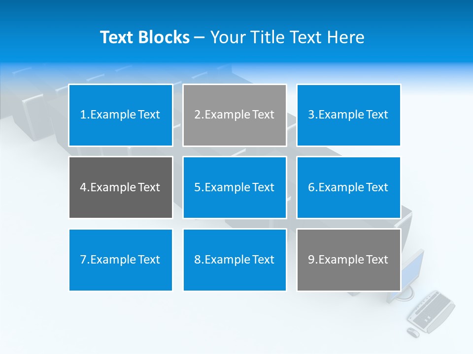 Per On Writing Table PowerPoint Template