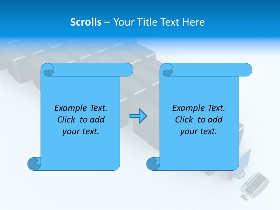 Per On Writing Table PowerPoint Template