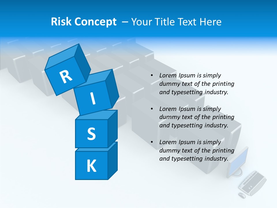 Per On Writing Table PowerPoint Template