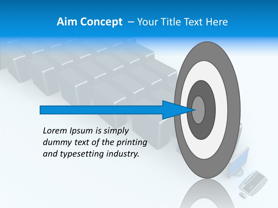 Per On Writing Table PowerPoint Template