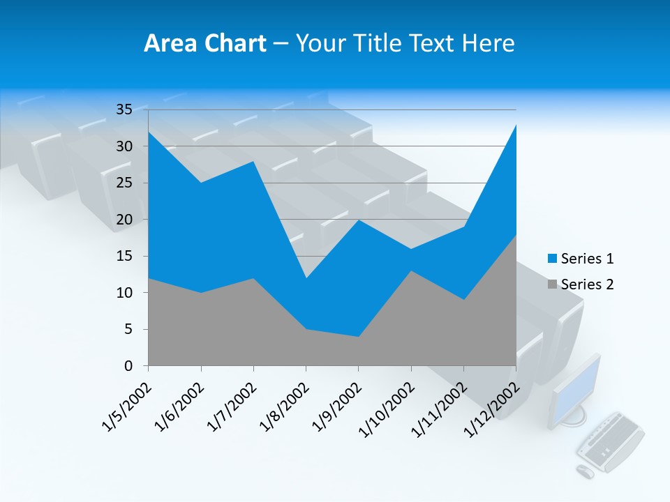Per On Writing Table PowerPoint Template