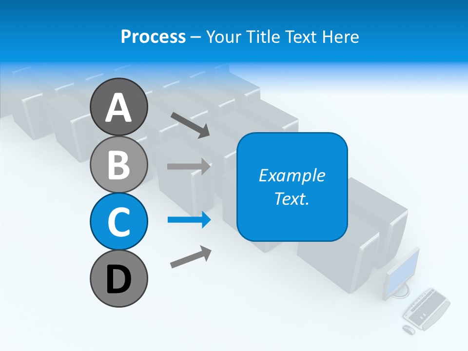 Per On Writing Table PowerPoint Template