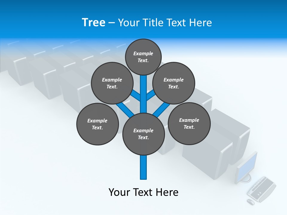 Per On Writing Table PowerPoint Template