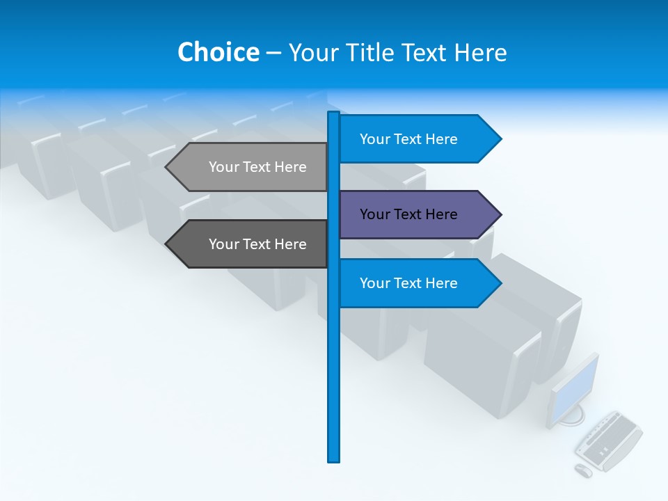 Per On Writing Table PowerPoint Template