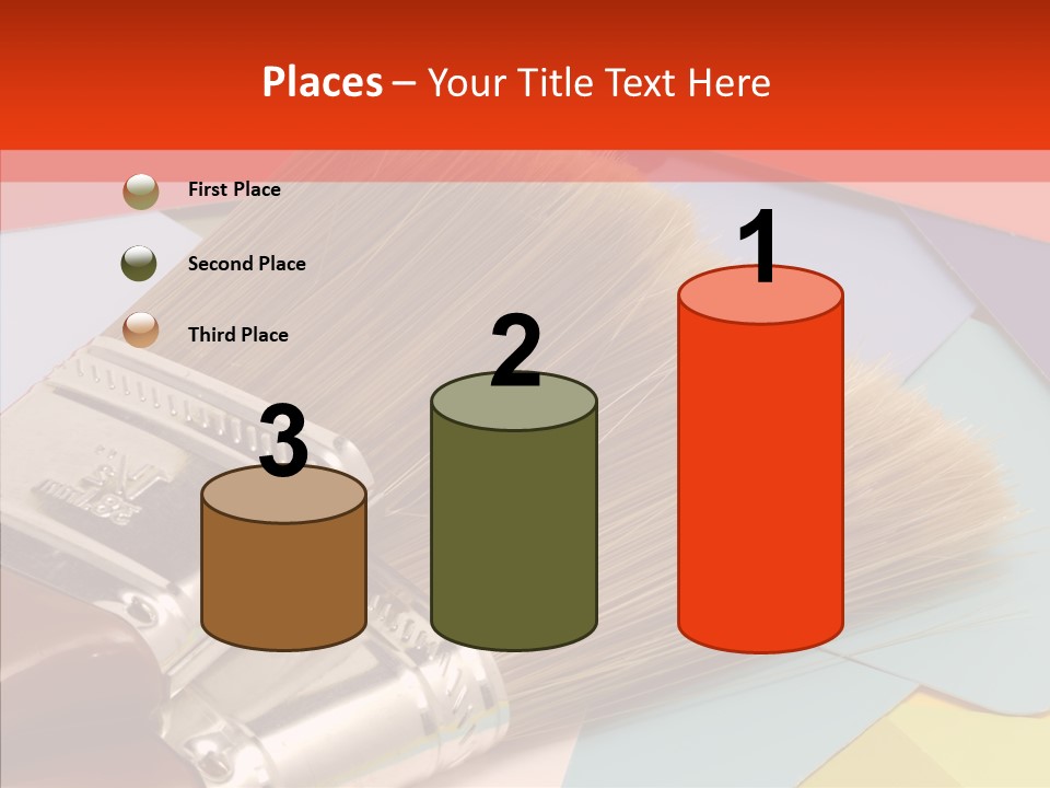 Decor Bristles Paintbrush PowerPoint Template