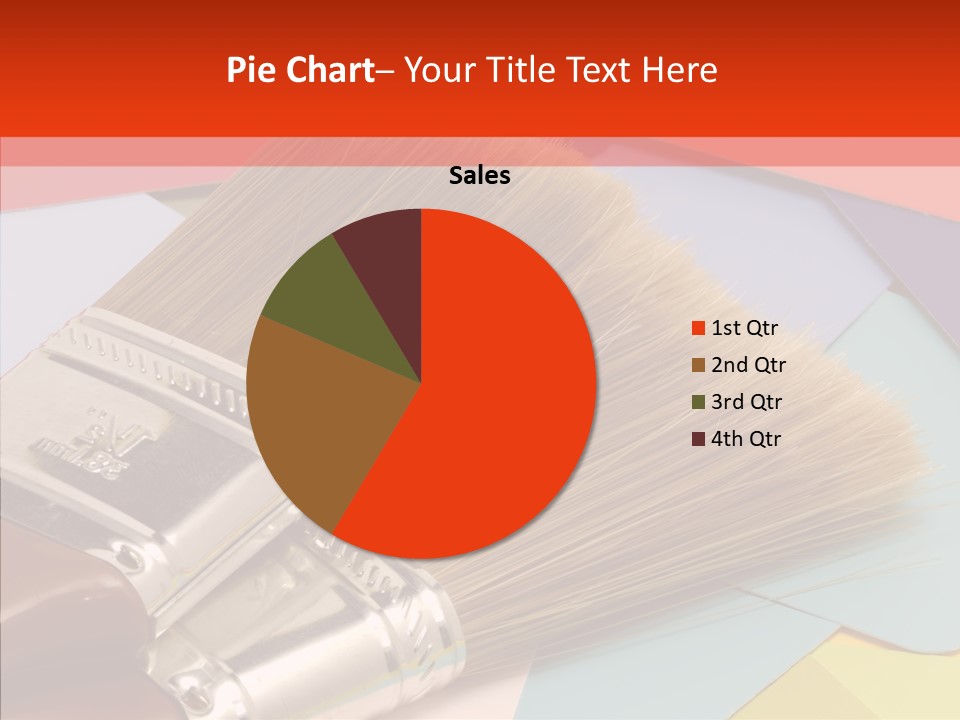 Decor Bristles Paintbrush PowerPoint Template