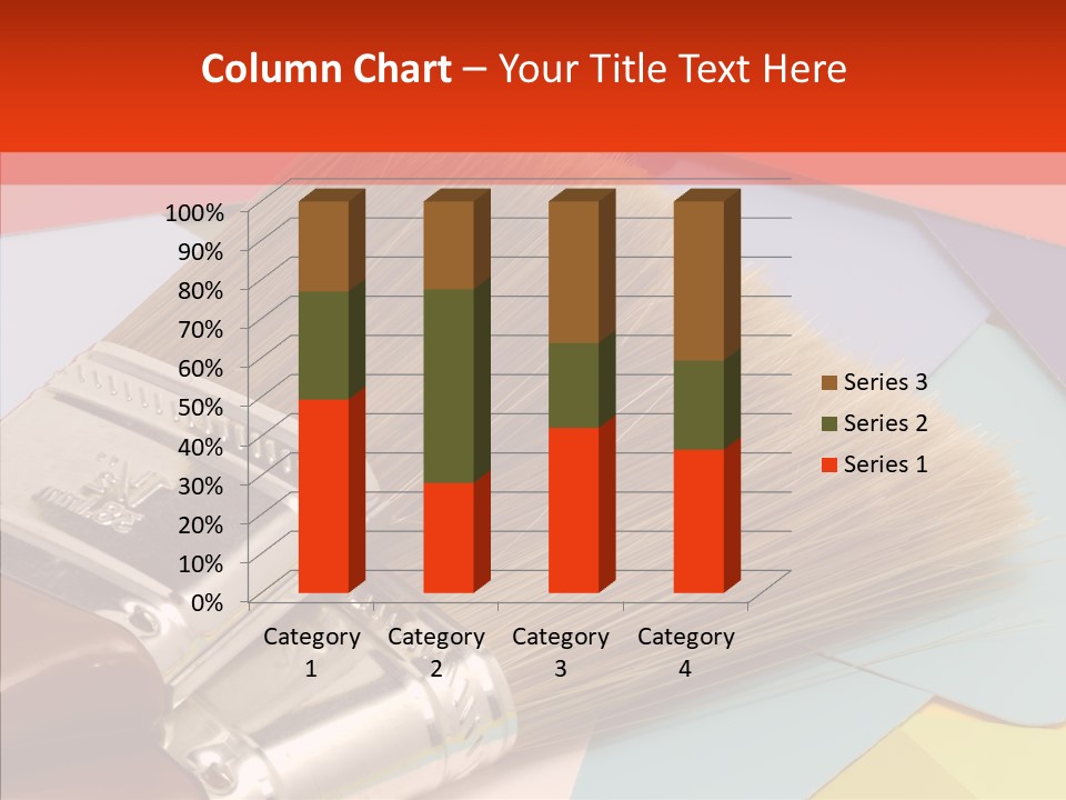 Decor Bristles Paintbrush PowerPoint Template
