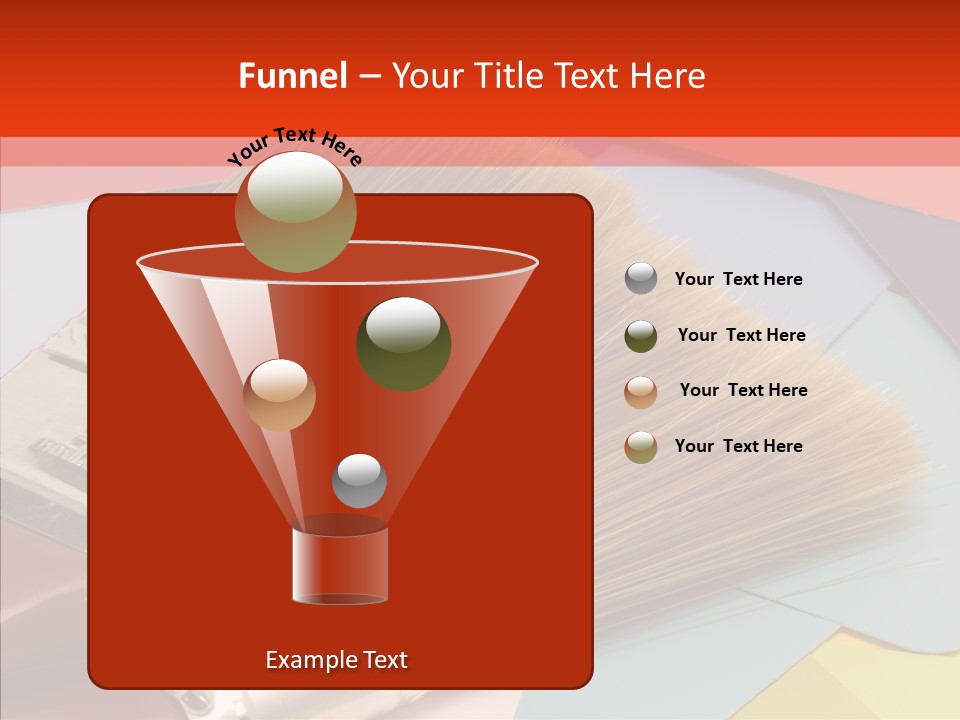 Decor Bristles Paintbrush PowerPoint Template