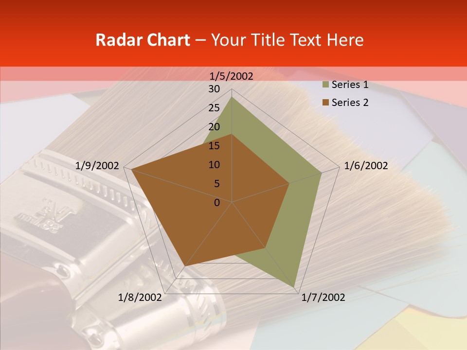 Decor Bristles Paintbrush PowerPoint Template