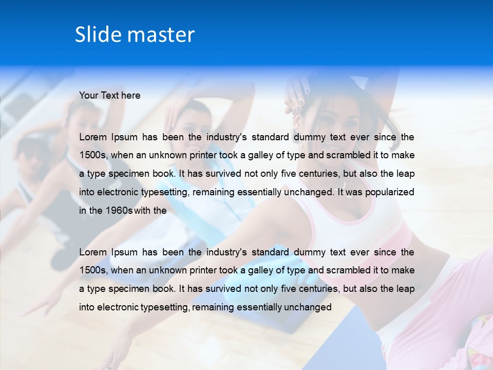 Hips Hand Weight PowerPoint Template