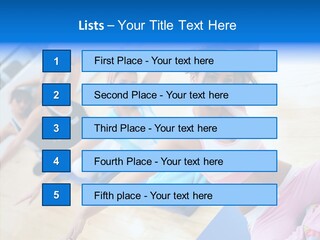 Hips Hand Weight PowerPoint Template