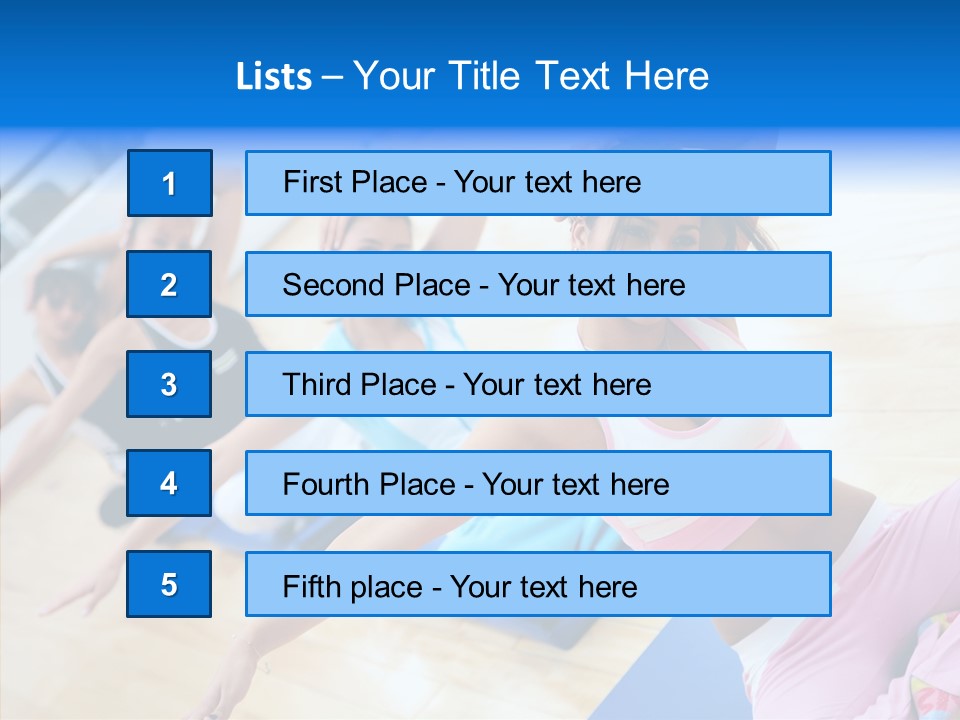 Hips Hand Weight PowerPoint Template