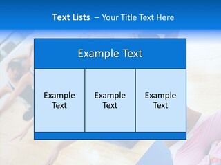 Hips Hand Weight PowerPoint Template
