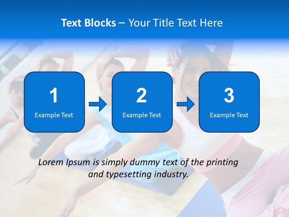 Hips Hand Weight PowerPoint Template