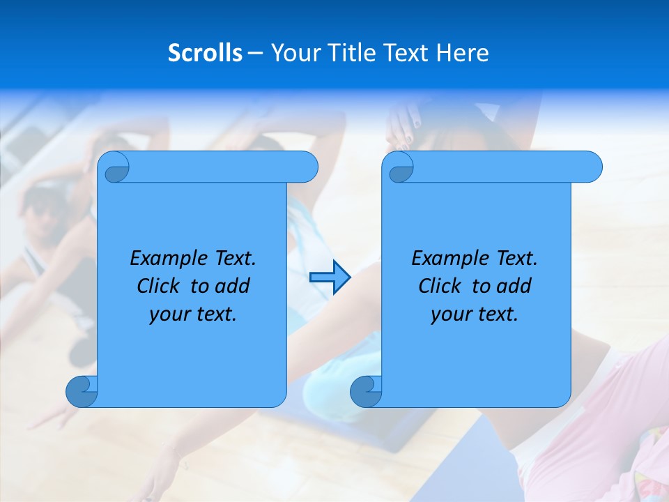 Hips Hand Weight PowerPoint Template