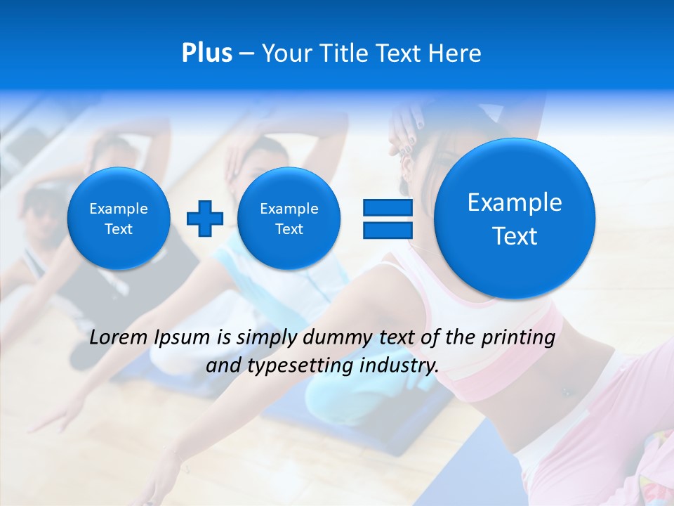 Hips Hand Weight PowerPoint Template