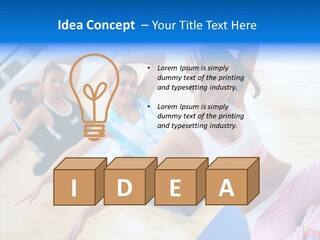 Hips Hand Weight PowerPoint Template