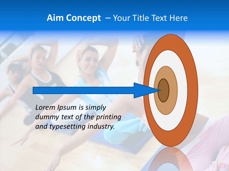 Hips Hand Weight PowerPoint Template