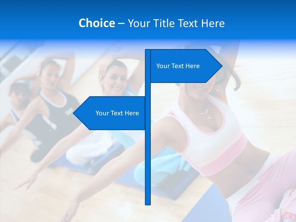 Hips Hand Weight PowerPoint Template