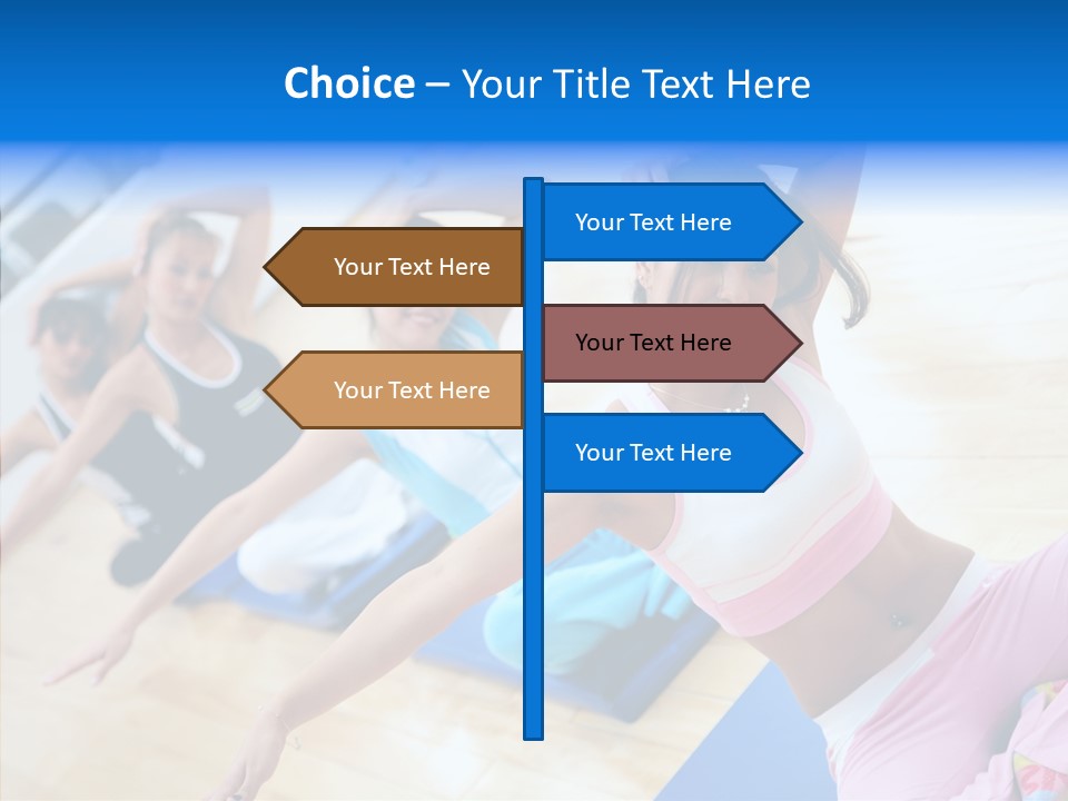 Hips Hand Weight PowerPoint Template
