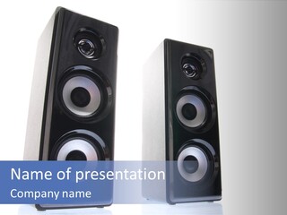 Radio Party Music PowerPoint Template