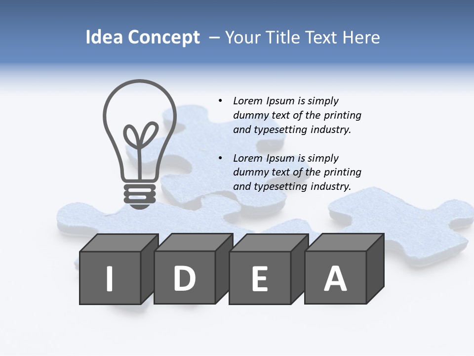 Simple Single Lonely PowerPoint Template