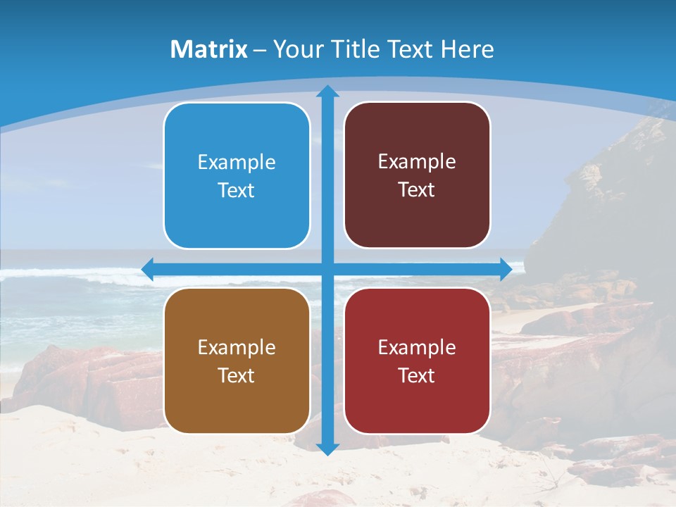 Summer Scenic Vacation PowerPoint Template