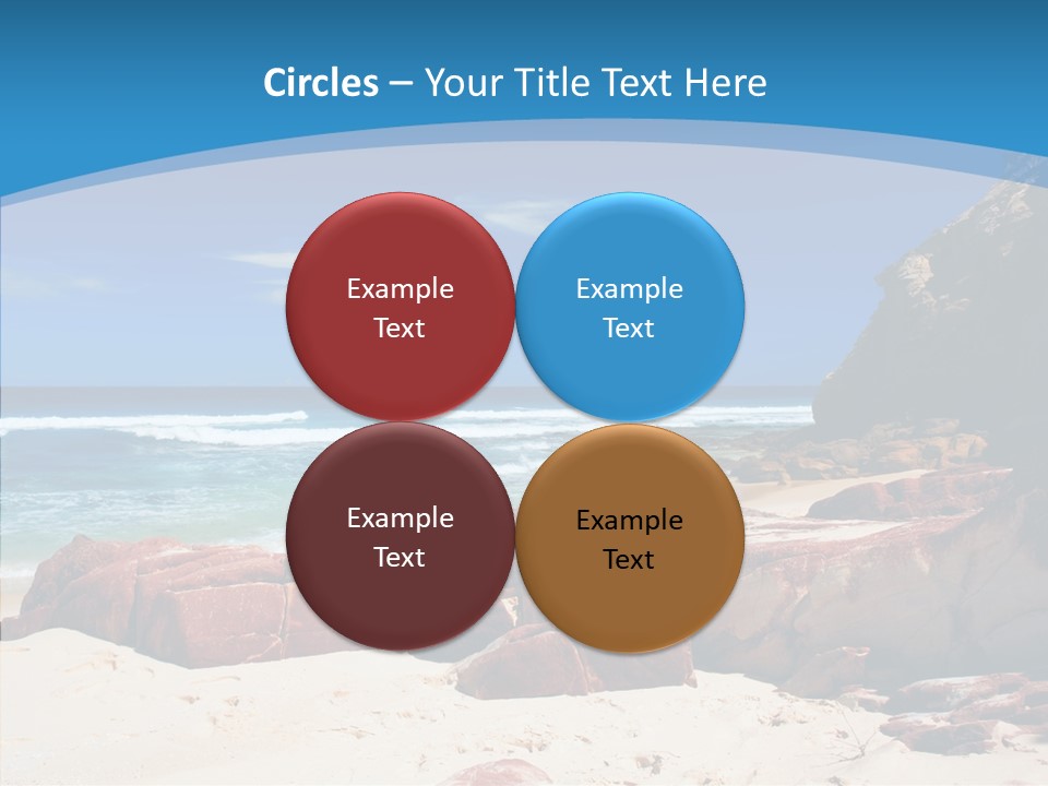 Summer Scenic Vacation PowerPoint Template