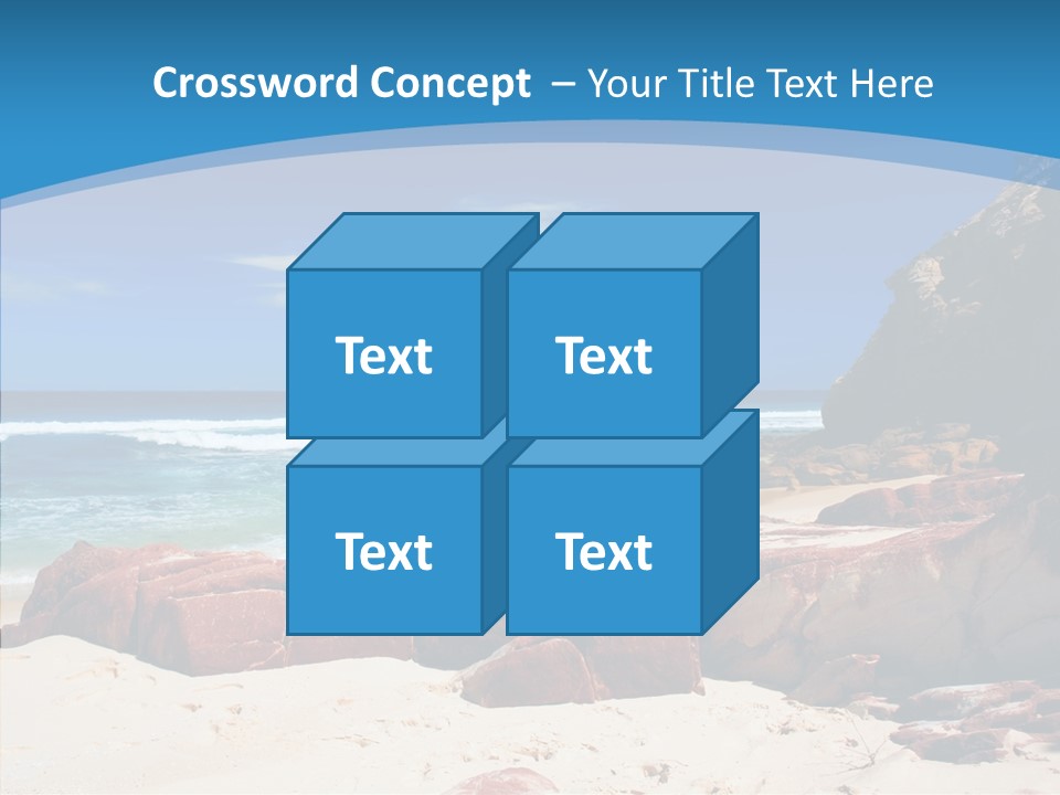 Summer Scenic Vacation PowerPoint Template