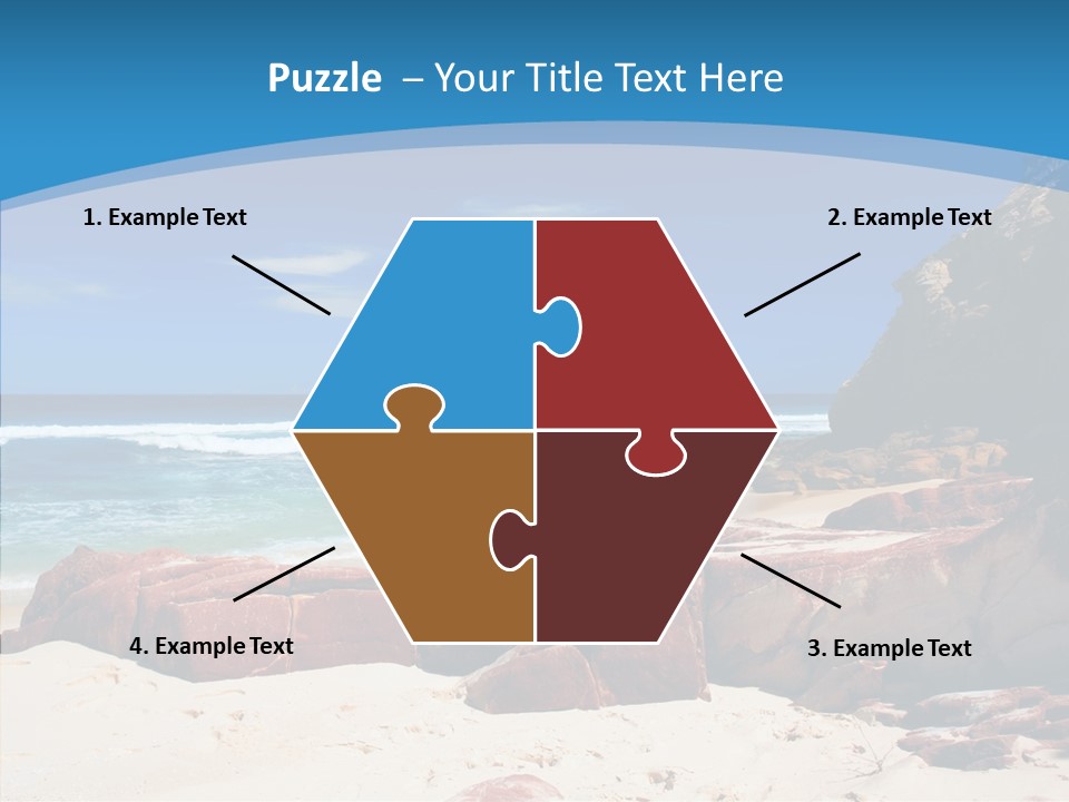 Summer Scenic Vacation PowerPoint Template