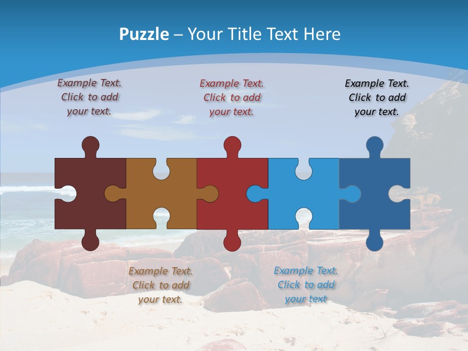 Summer Scenic Vacation PowerPoint Template