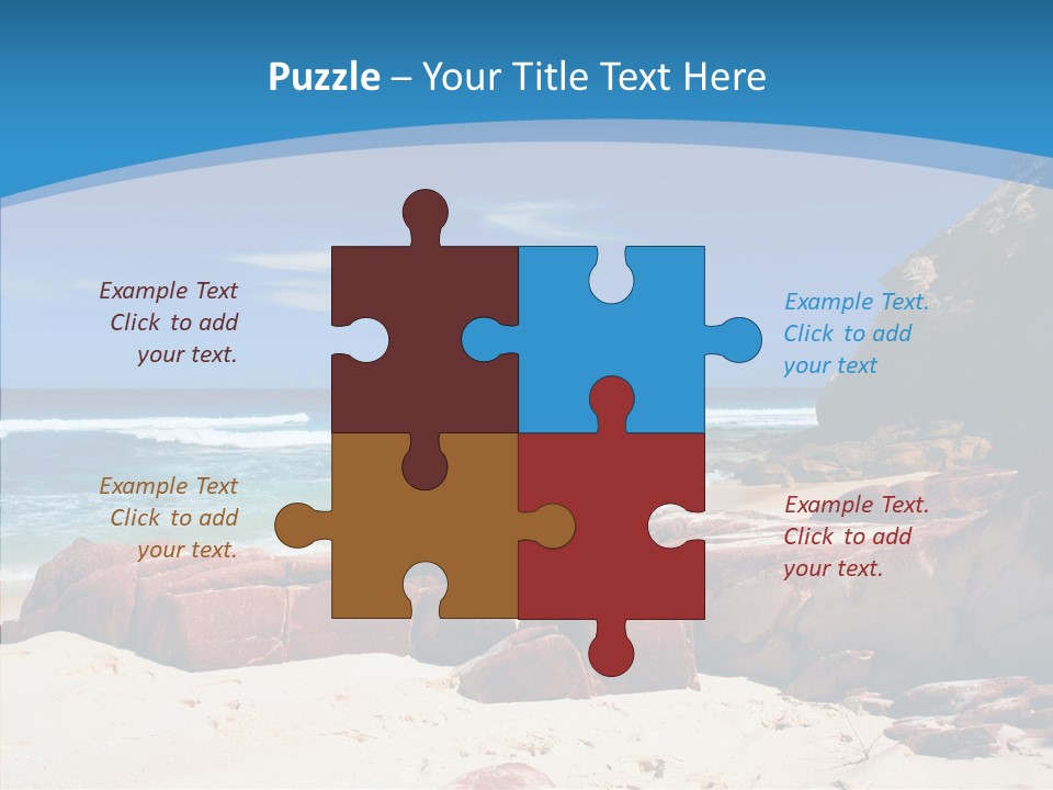 Summer Scenic Vacation PowerPoint Template